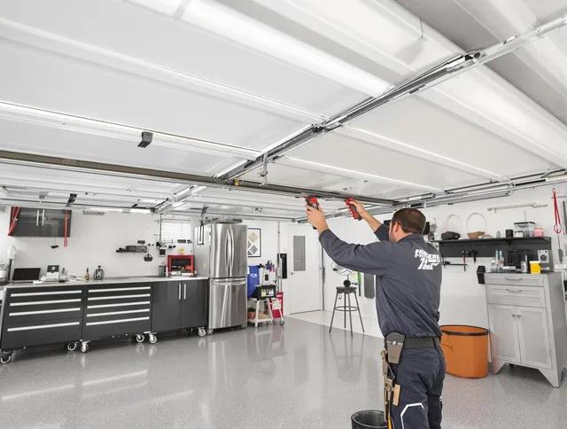 Overhead garage door repair service by Pataskala Garage Door Repair in Pataskala