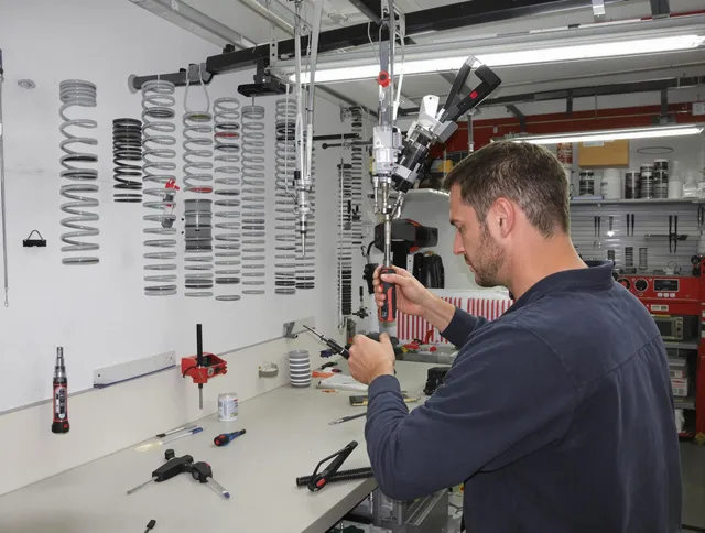 Pataskala Garage Door Repair safety certified technician performing precision spring replacement in Pataskala
